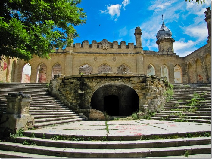 Петрівка, західний фасад палацу Курисів
