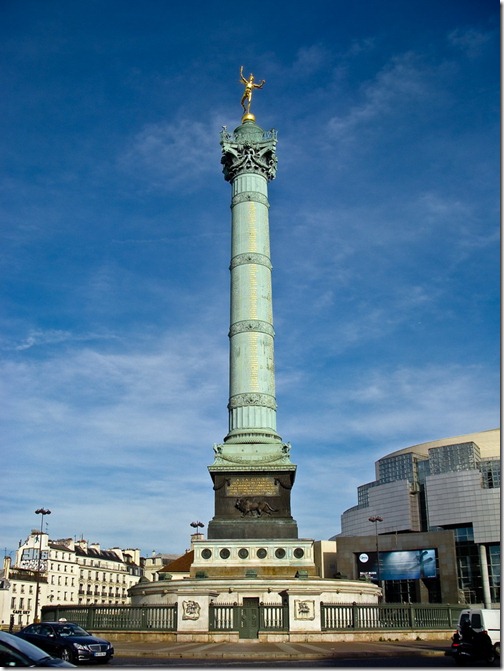Площа Бастилії,  Липнева колона